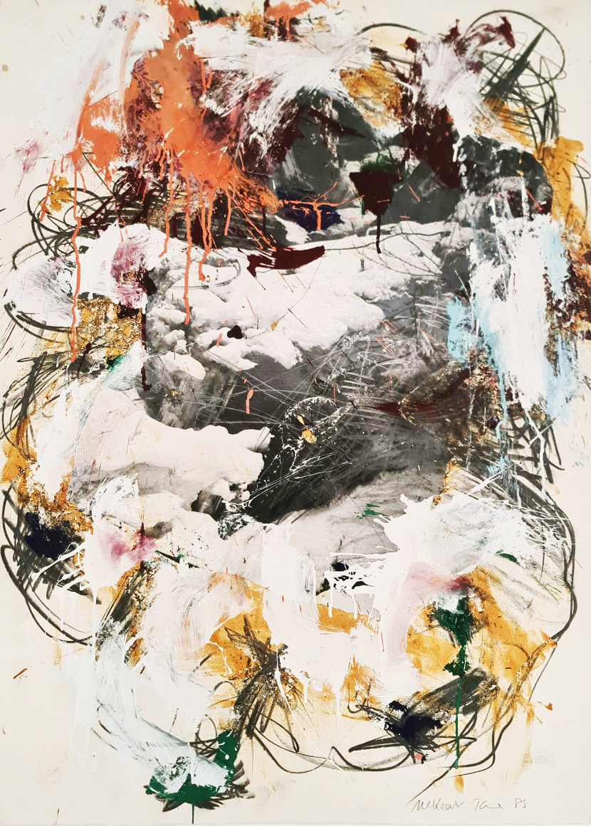 Ian McKeever, Untitled, 1985, Mixed media on paper, 105 x 75 cm, 9,000.- Euro